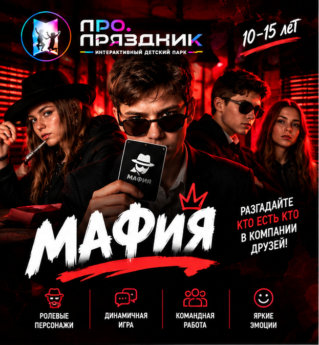 🔥 МАФИЯ для подростков 10–15 лет