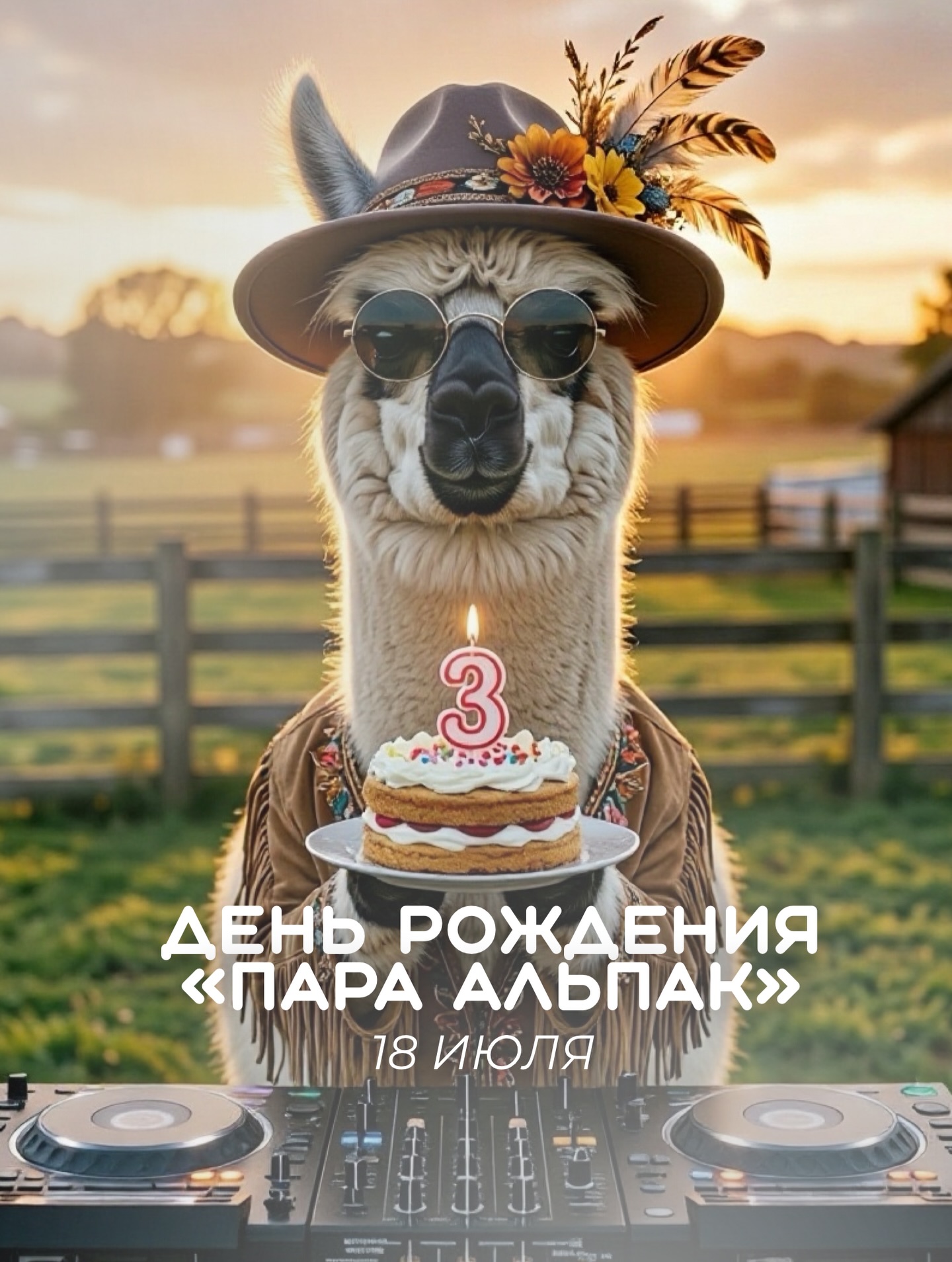 День рождения "Пара Альпак"