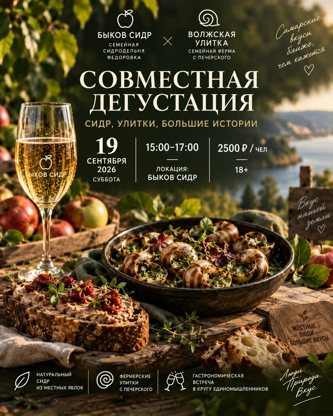 Быков Сидр × Волжская улитка