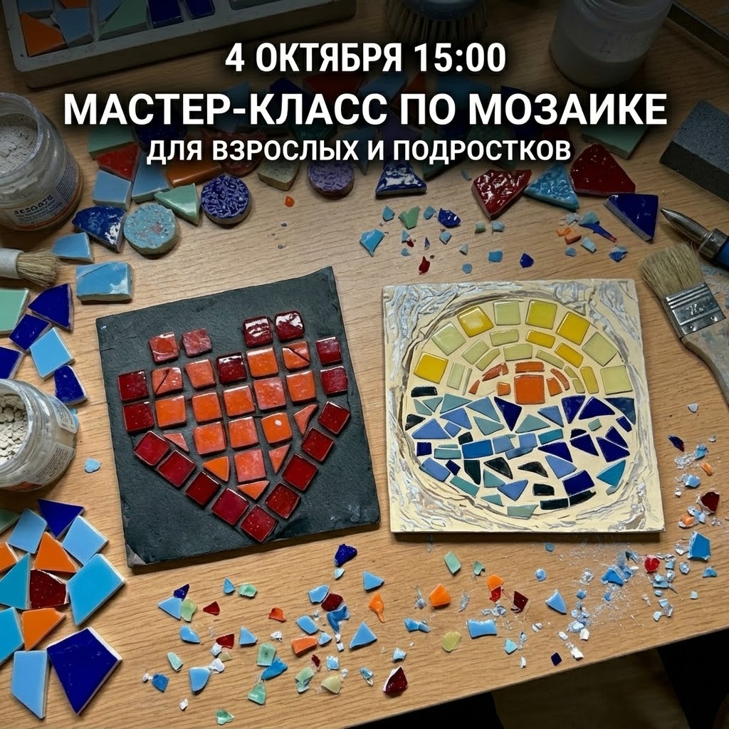 Мастер-класс «Мозаика из смальты»
