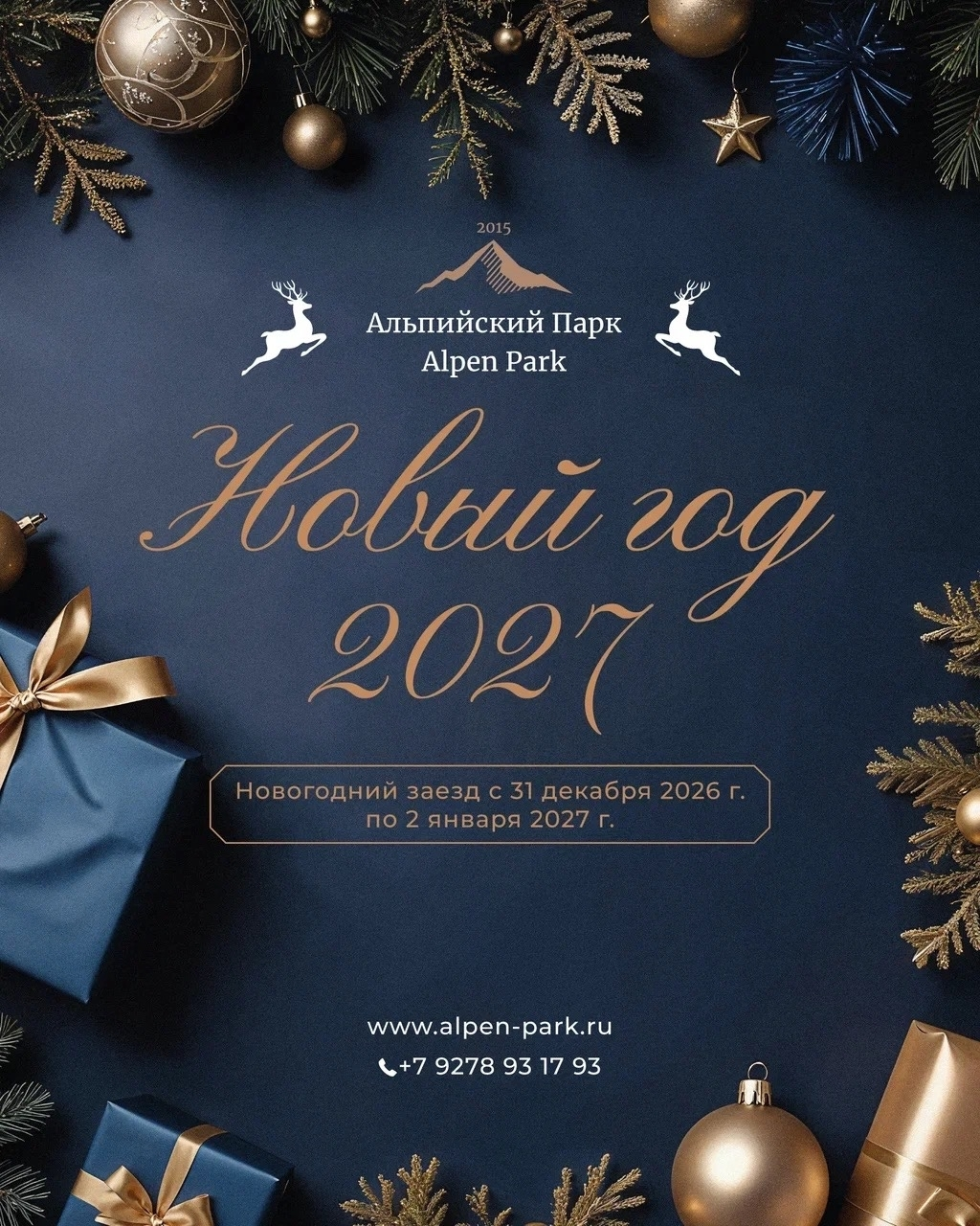 Новогодний заезд 2027