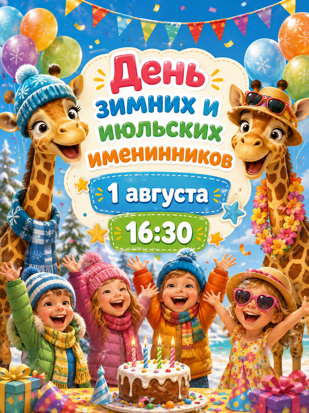 День зимних и июльских именинников