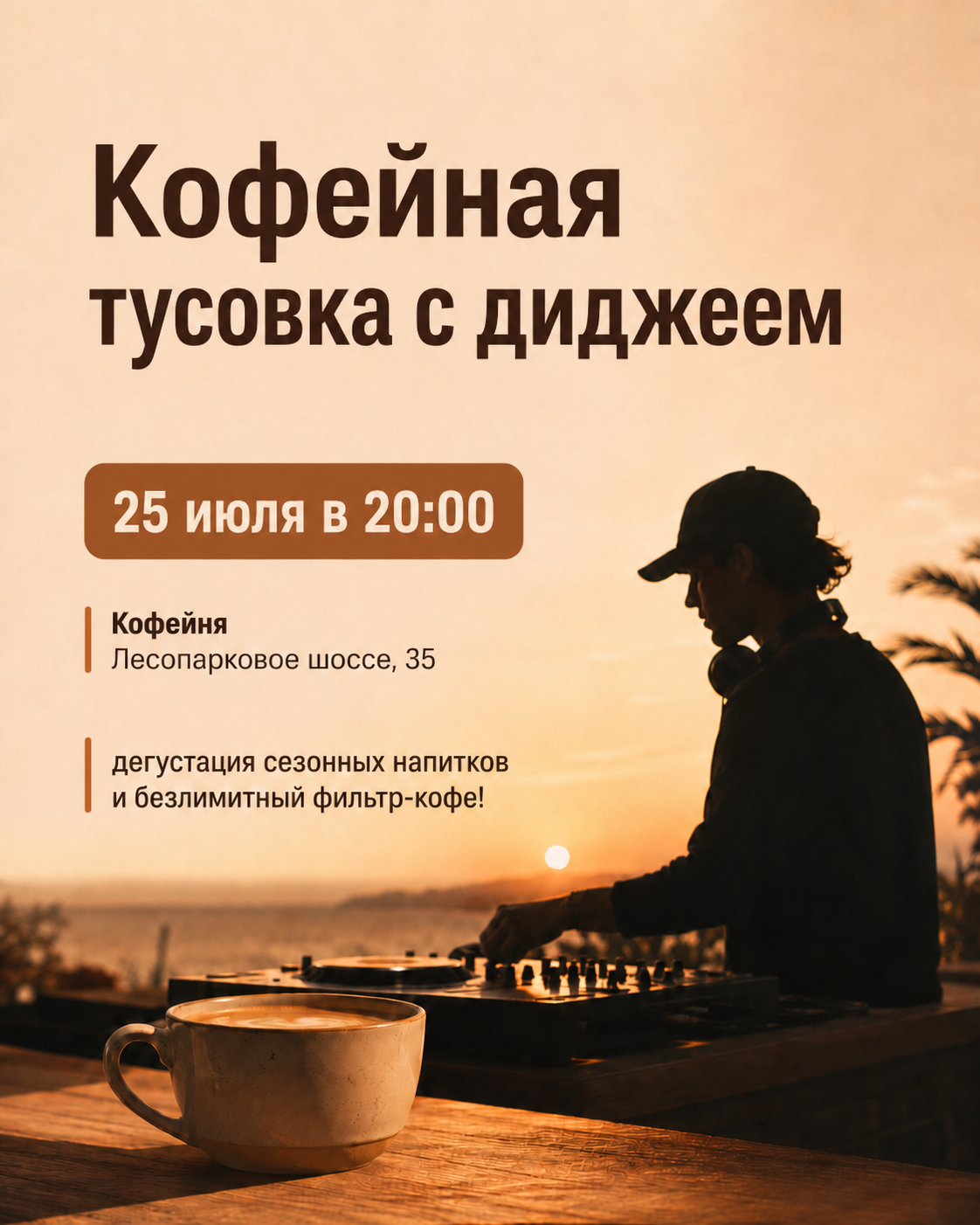 Тусовка с диджеем на Химике
