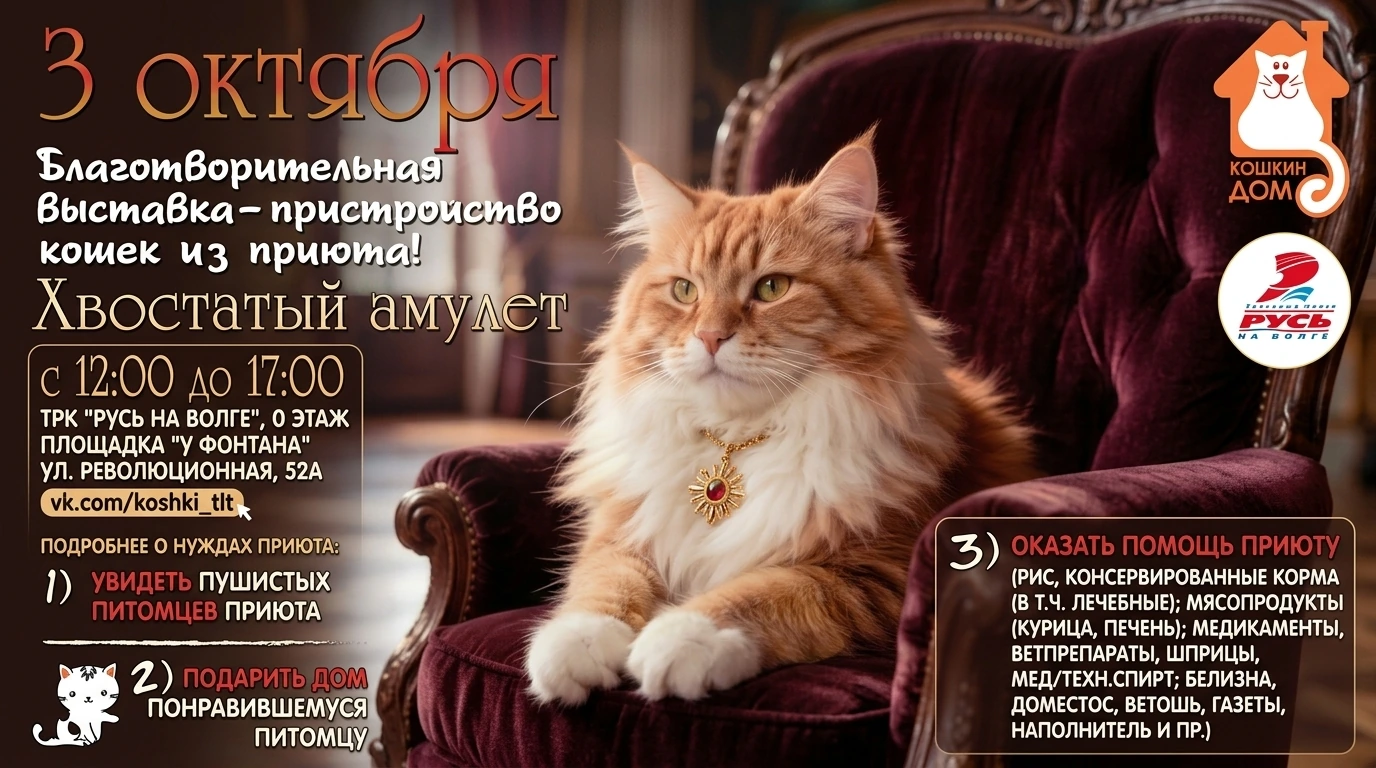 Выставка кошек "Хвостатый амулет"