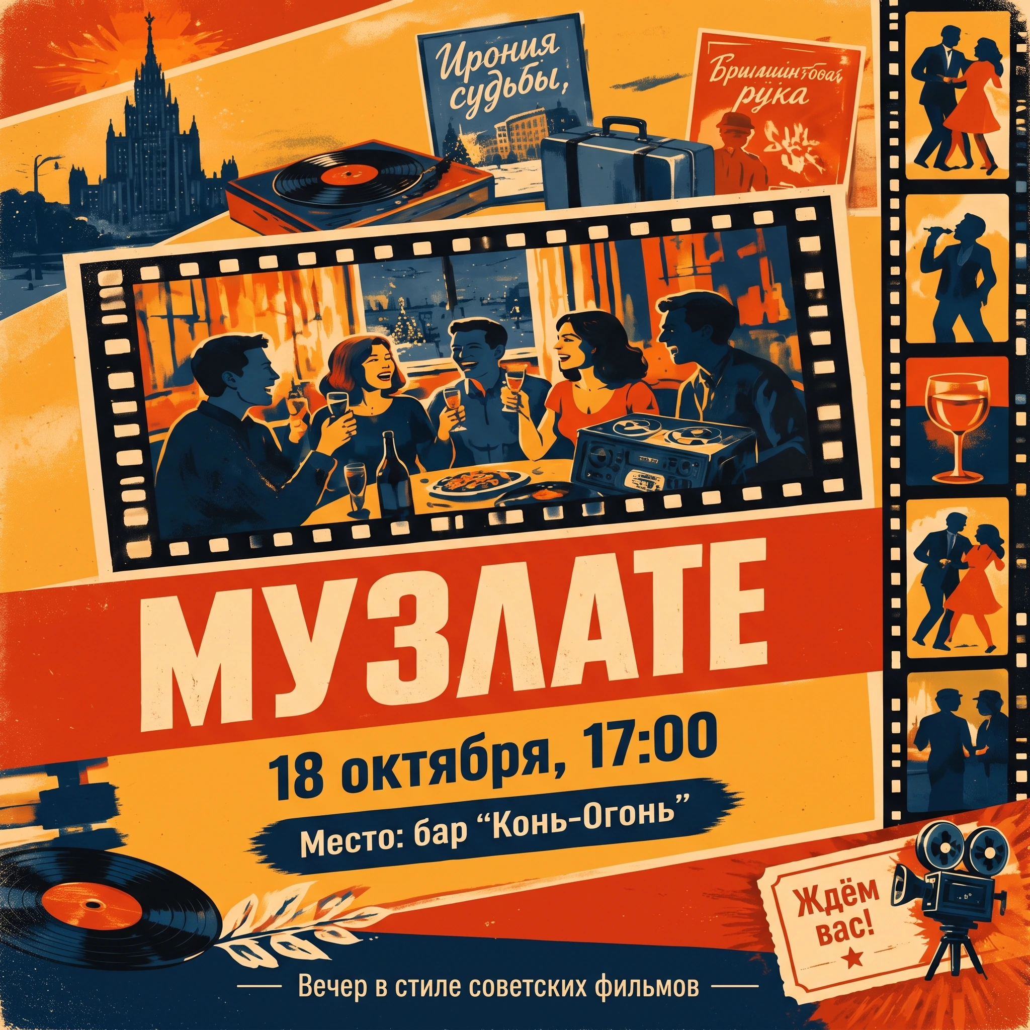 Музлате в стиле советских фильмов