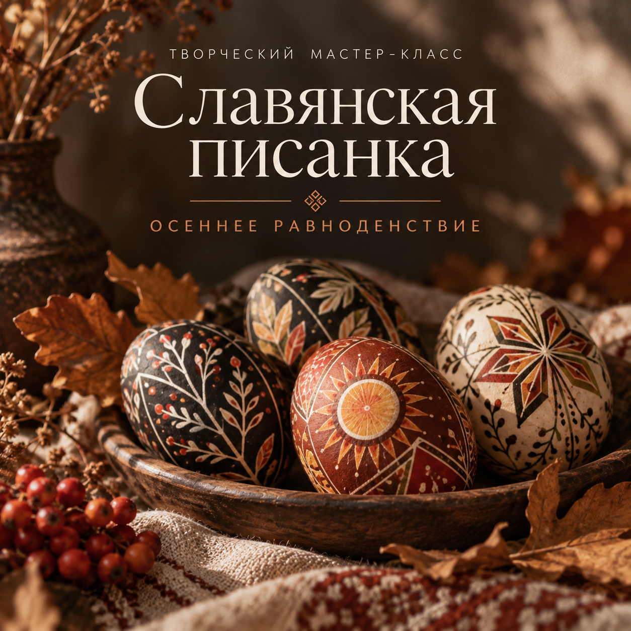 Славянская писанка к Осеннему равноденствию