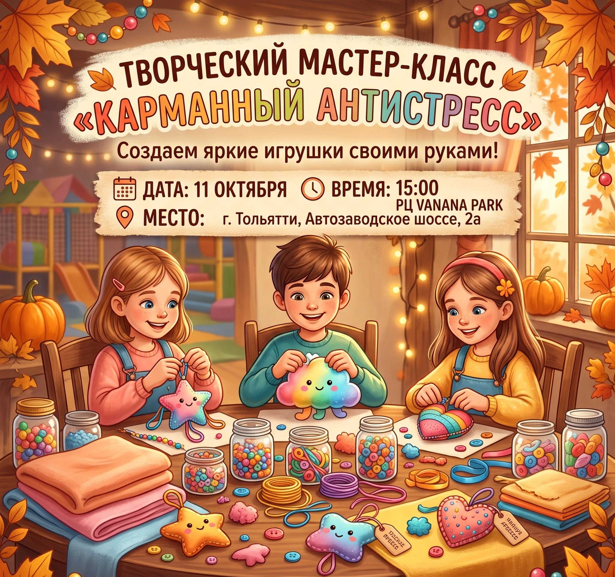 Мастер-класс «Карманный антистресс»