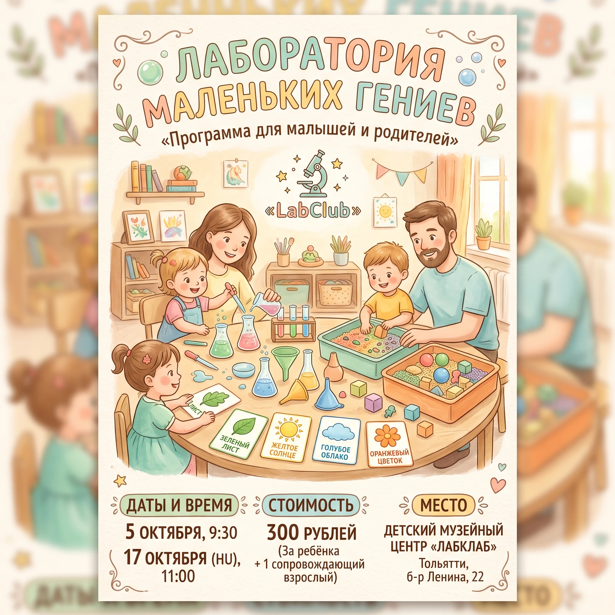 Программа «Лаборатория маленьких гениев»