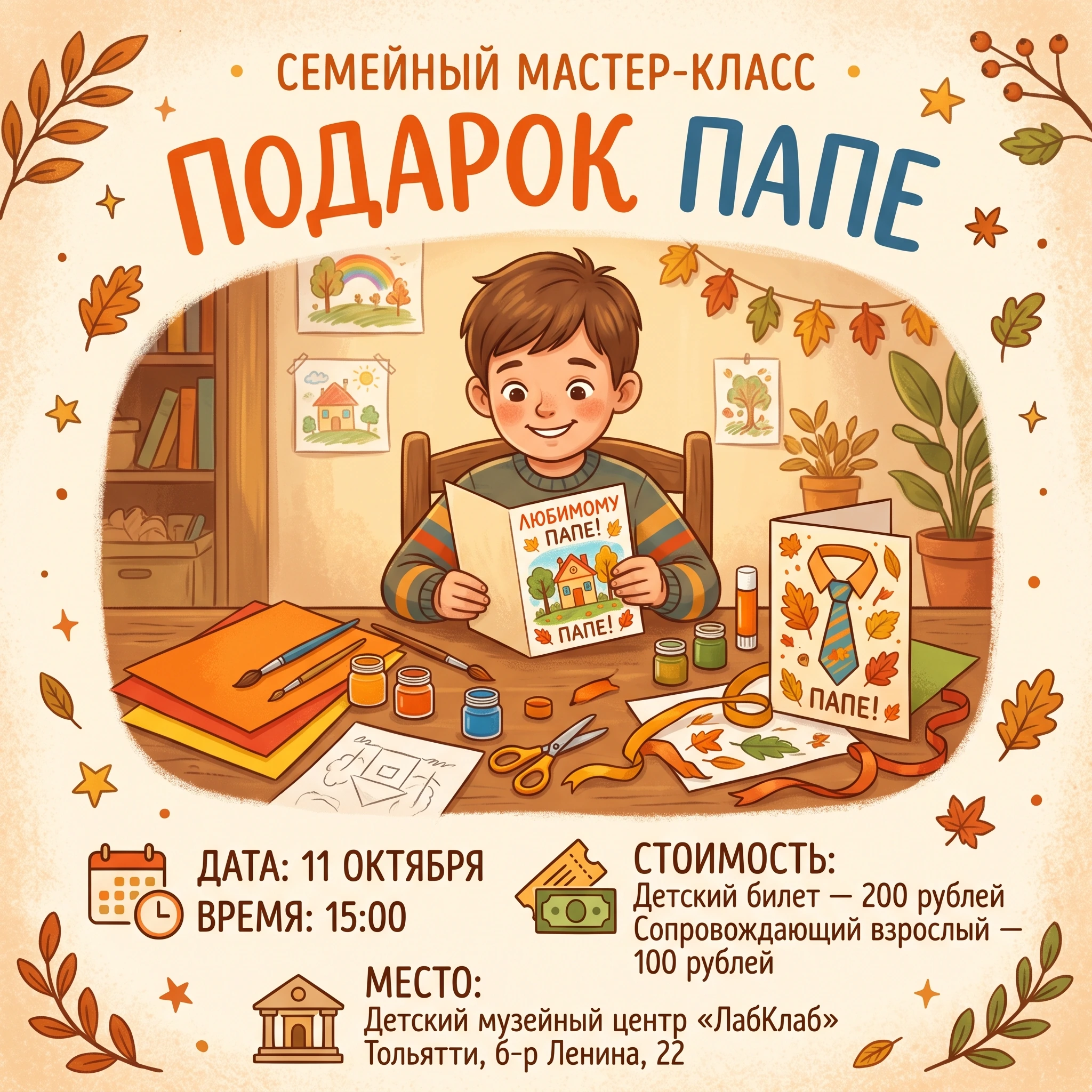 Мастер-класс «Подарок папе»