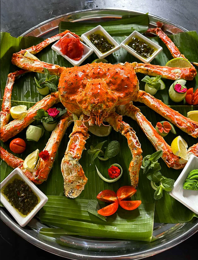 Мандариновый краб