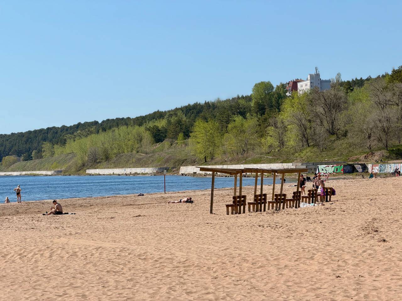 Пляж "Волжский замок"